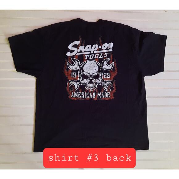 Snap On Tools Apparel Lot 3 T Shirts 1 Beanie XL-XXL Beauty Beast Hotrod Garage - Picture 7 of 10
